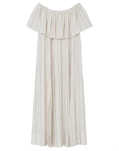 Day Birger et Mikkelsen - Chrissi- Raw Stripes Kjole - Jetstream